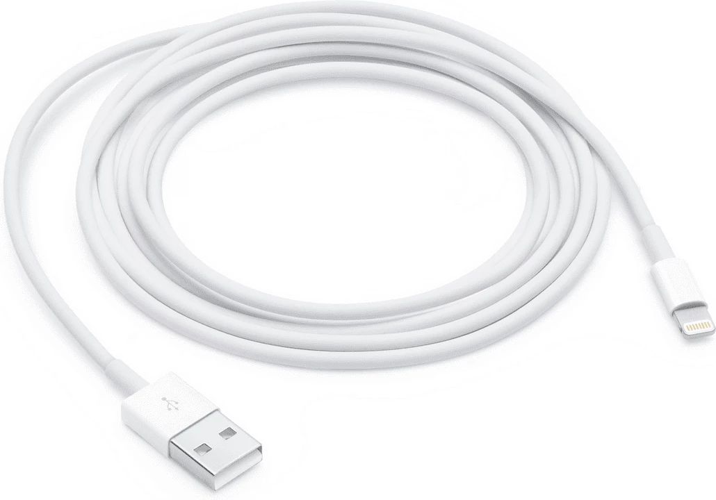 Kabllo USB-A në Lightning, Apple, MD819ZM/A, 2 m, e bardhë