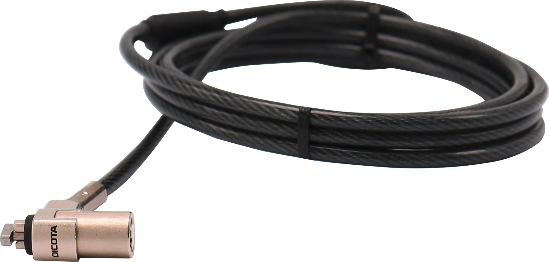 Kabllo sigurie DICOTA Security Cable T-Lock Ultra SlimV2, masterkeyed, 3x7mm