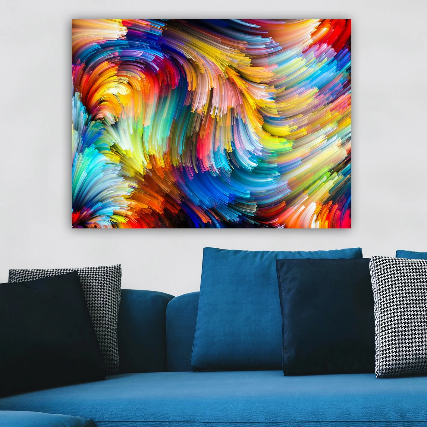 Pikturë dekorative në kanavacë, shumëngjyrëshe, 70x100cm, 262592861