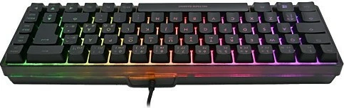 Tastierë gaming Deltaco DK240 mini 60%, RGB, USB, e zezë