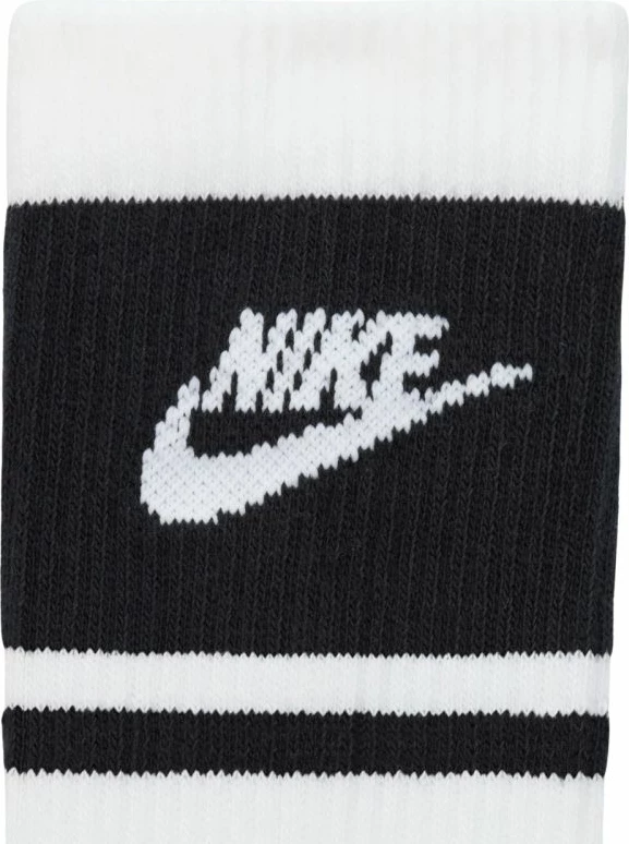 Çorape Nike Everyday Elevated Crew 3 palë, të bardha dhe të zeza [Madhësia: 43 - 46]