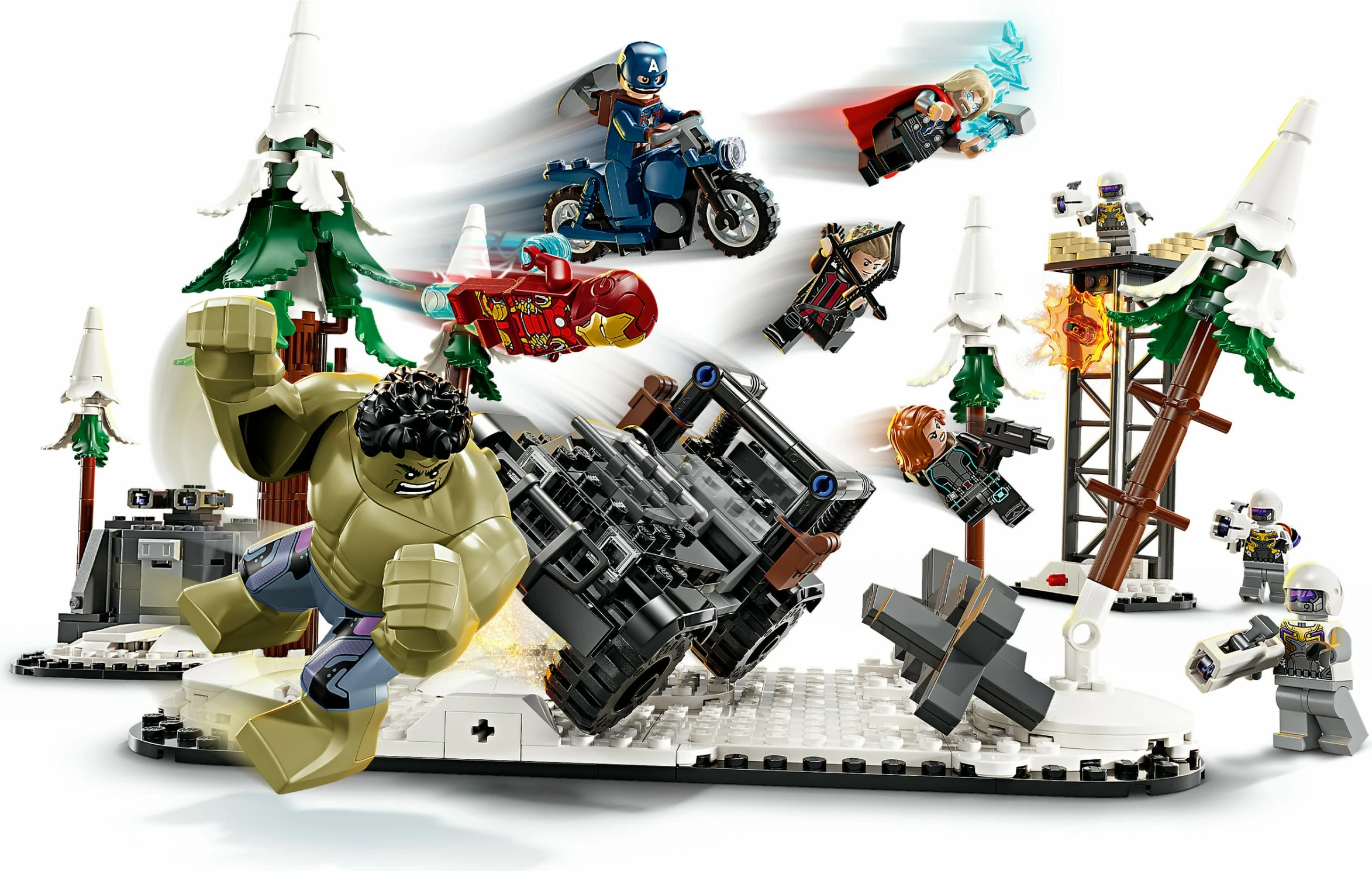 Set ndërtimi LEGO Marvel 76291 Avengers Assemble: Age of Ultron, 613 pjesë, multikolor