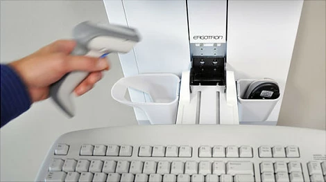 Mbajtës monitori me tastierë Ergotron StyleView Vertical Lift, mur, VESA 75x75/100x100, deri 24", 15 kg, bardhë