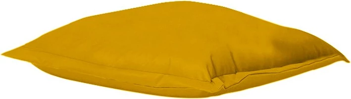 Jastëk për kopsht, pouf i verdhë, 70x70cm