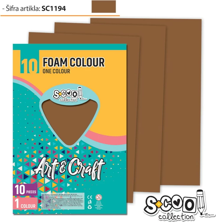 Osh Leter Dekoruese Kafe 20X30Cm 1/10 Sc1194