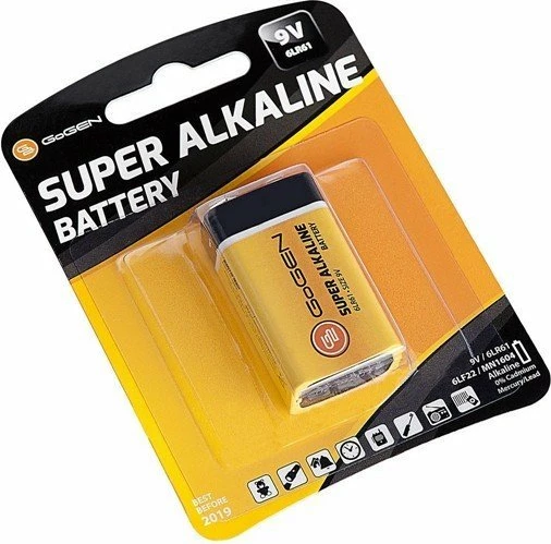 Bateri GoGEN Super Alkaline V Alkaline battery 9V