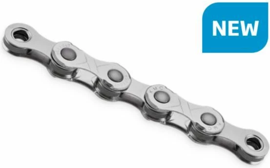 Zinxhir biçiklete KMC, unisex, ngjyrë argjendi