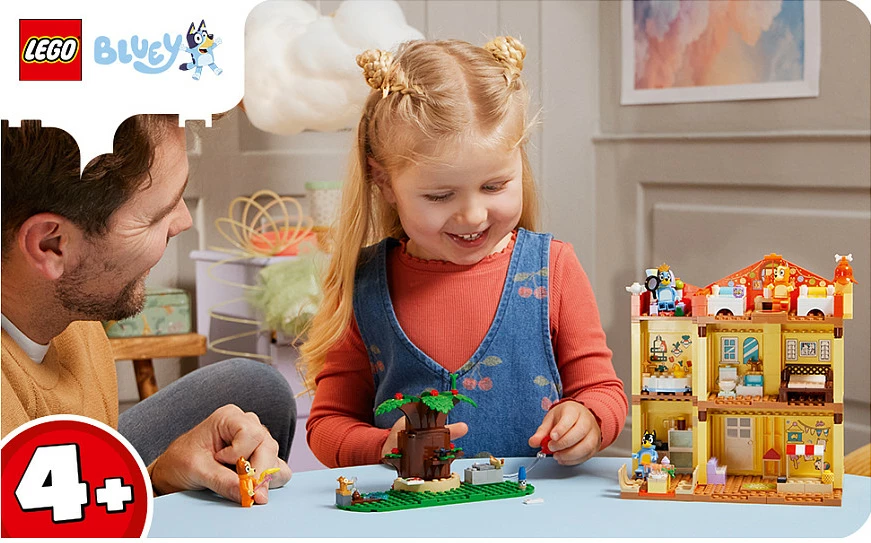 Set ndërtimi LEGO Bluey 11203 Bluey’s Family House, 382 copë, 4+, multikolor