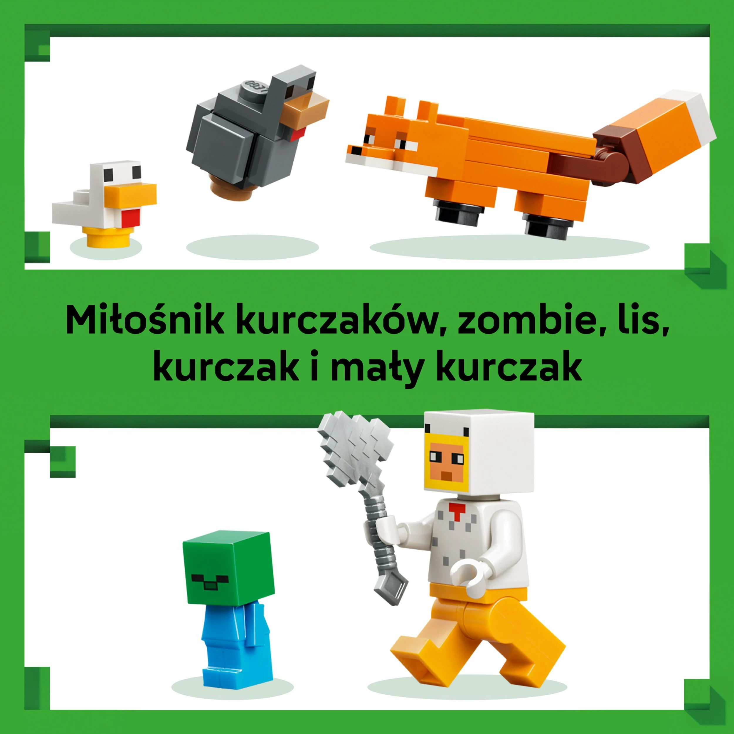 Set LEGO Minecraft Chicken Farm 21585, 233 copë