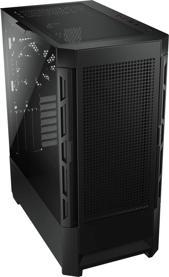 Kasë COUGAR AIRFACE Midi Tower, tempered glass, ATX/E-ATX, e zezë