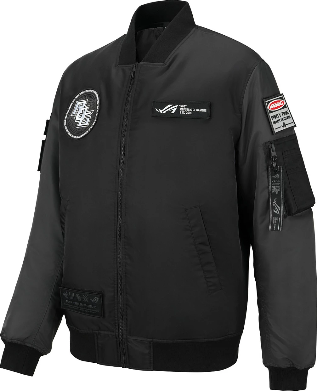 Xhaketë bomber ASUS ROG CJ3001, Regular Fit, XL, e zezë/gri