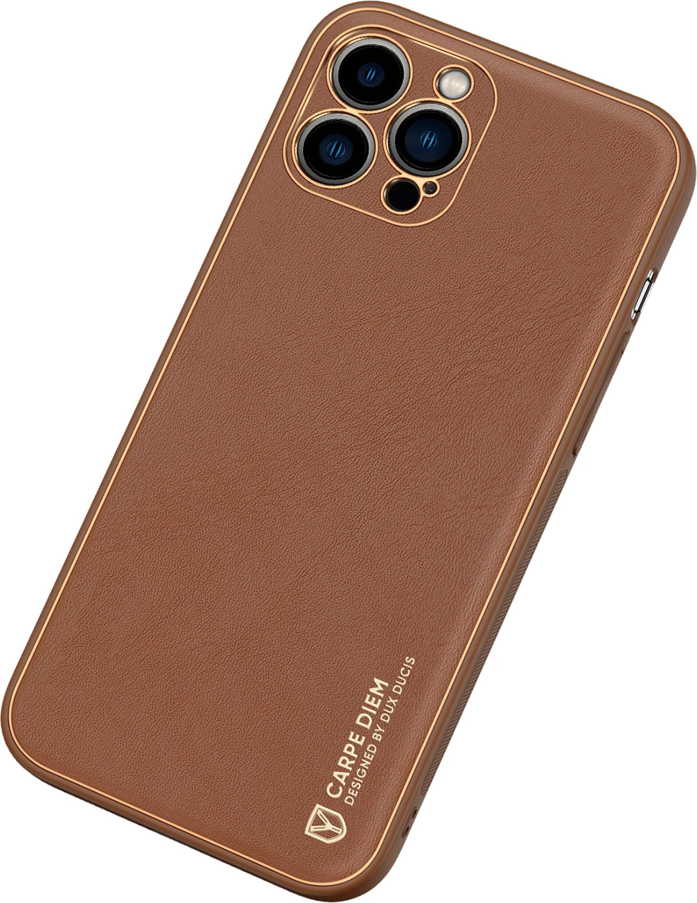 Mbështjellës Dux Ducis Yolo për iPhone 14 Pro, Kafe