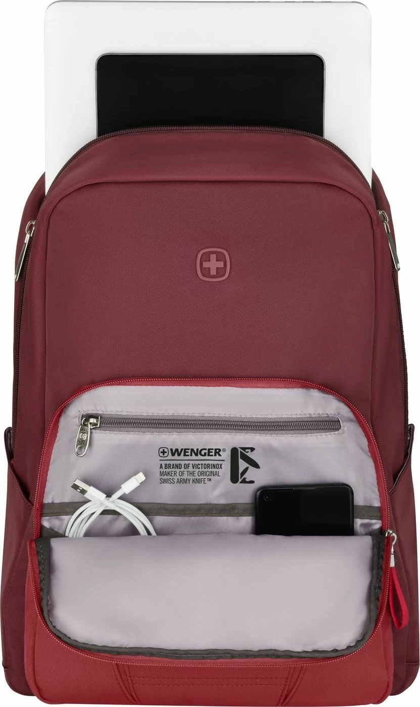 Çantë shpine Wenger Motion Backpack 16 inç e kuqe