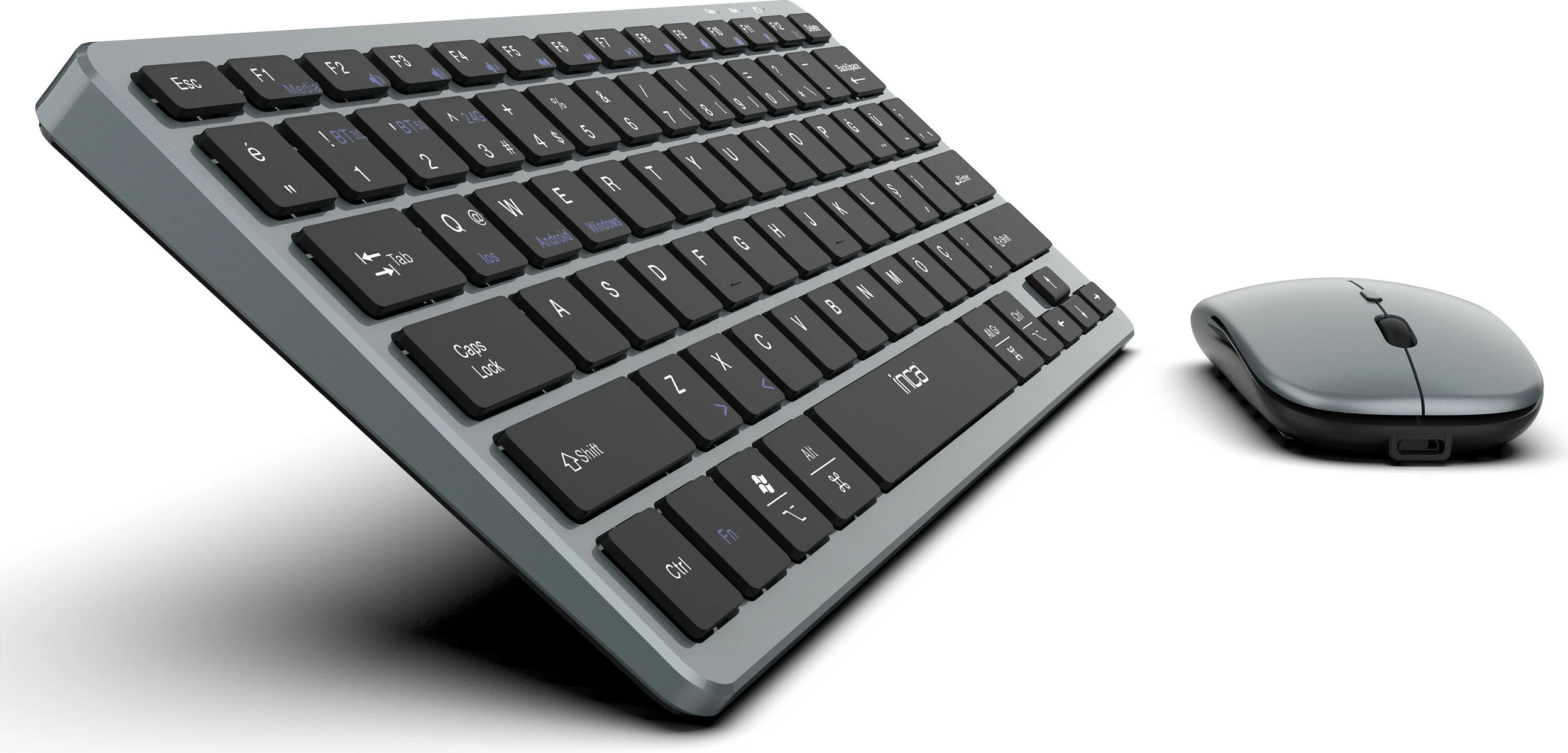 Set tastature dhe maus Inca IBK-572BT, Bluetooth 3.0/5.0, i zi