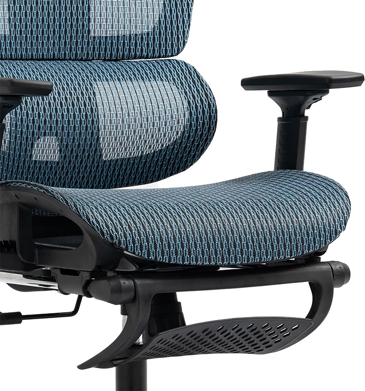 Karrige për zyre Verdant, e kaltër/e zezë