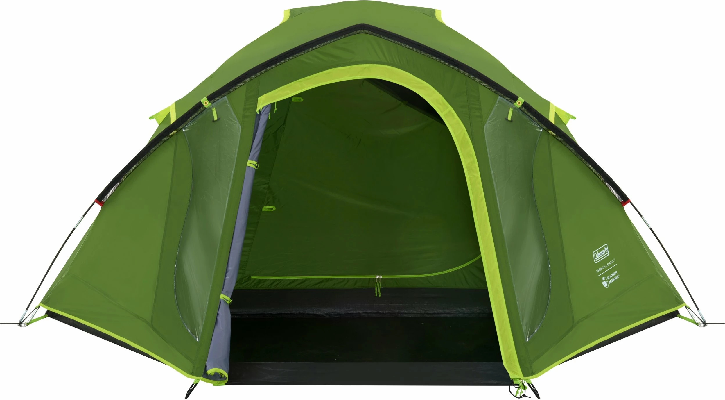 Çadër kampingu Coleman Darwin 4 Plus BlackOut, 4-personëshe, dy-shtresore, 4500 mm, jeshile