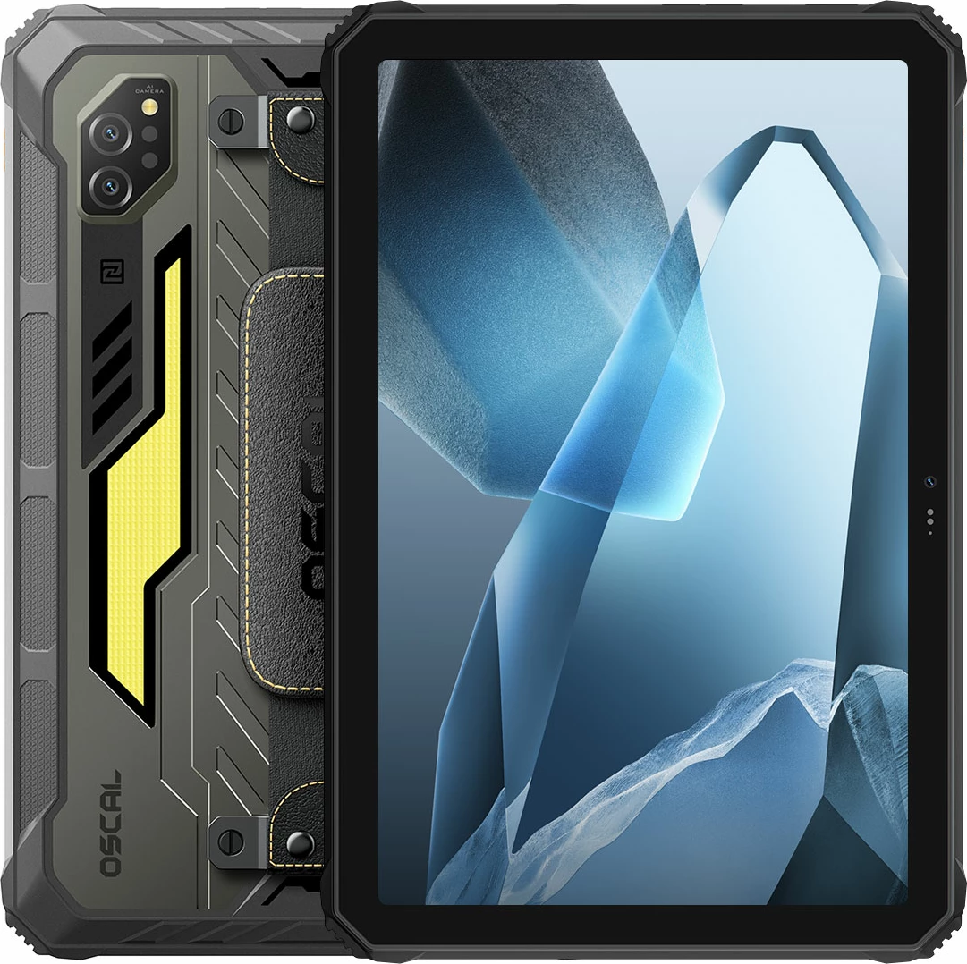 tablet robust Oscal Spider 10 11\" 8GB+256GB 20000mAh IP68/IP69K Android 15, e zezë