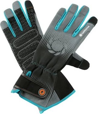 Doreza kopshtarie Gardena Rosenhandschuh, L, e zezë/blu/gri