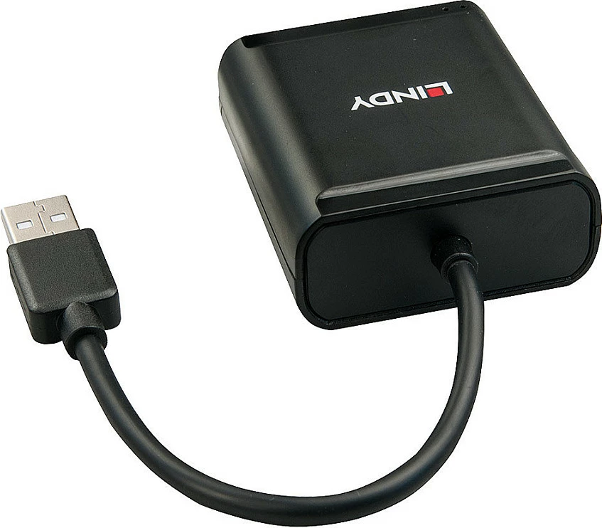 Zgjatues USB Lindy 60m, 4-Port USB 2.0, Cat.6, i zi