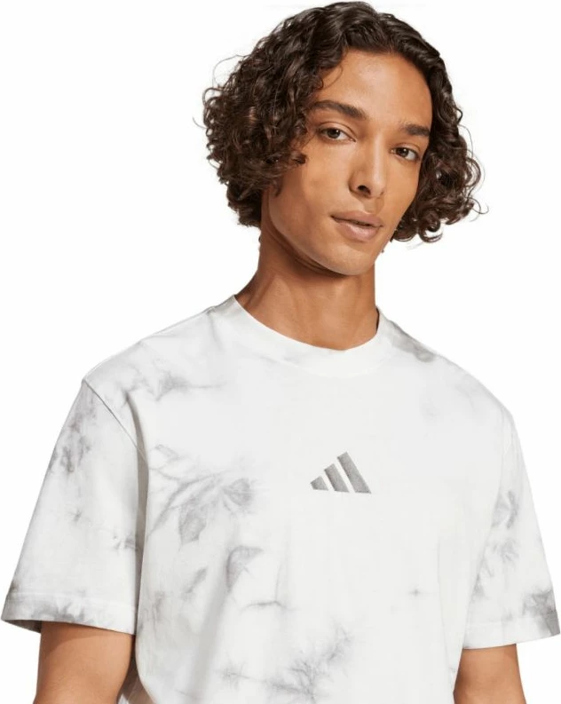 Maicë për meshkuj adidas, e bardhë-gri