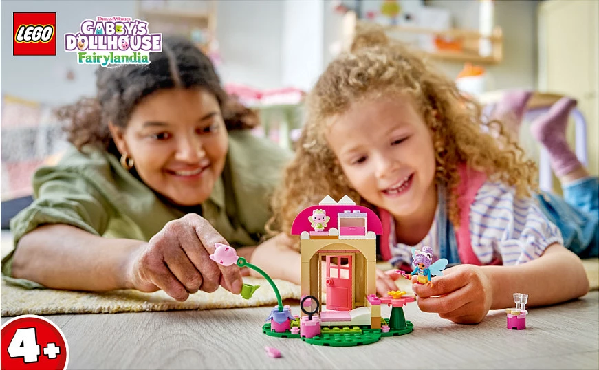 Set ndërtimi LEGO Gabby’s Dollhouse 11212 Kitty Fairy’s Garden House, 103 copë, 4+, shumëngjyrësh