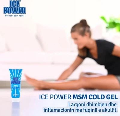 Xhel i ftohtë ICE POWER MSM, 200 ml