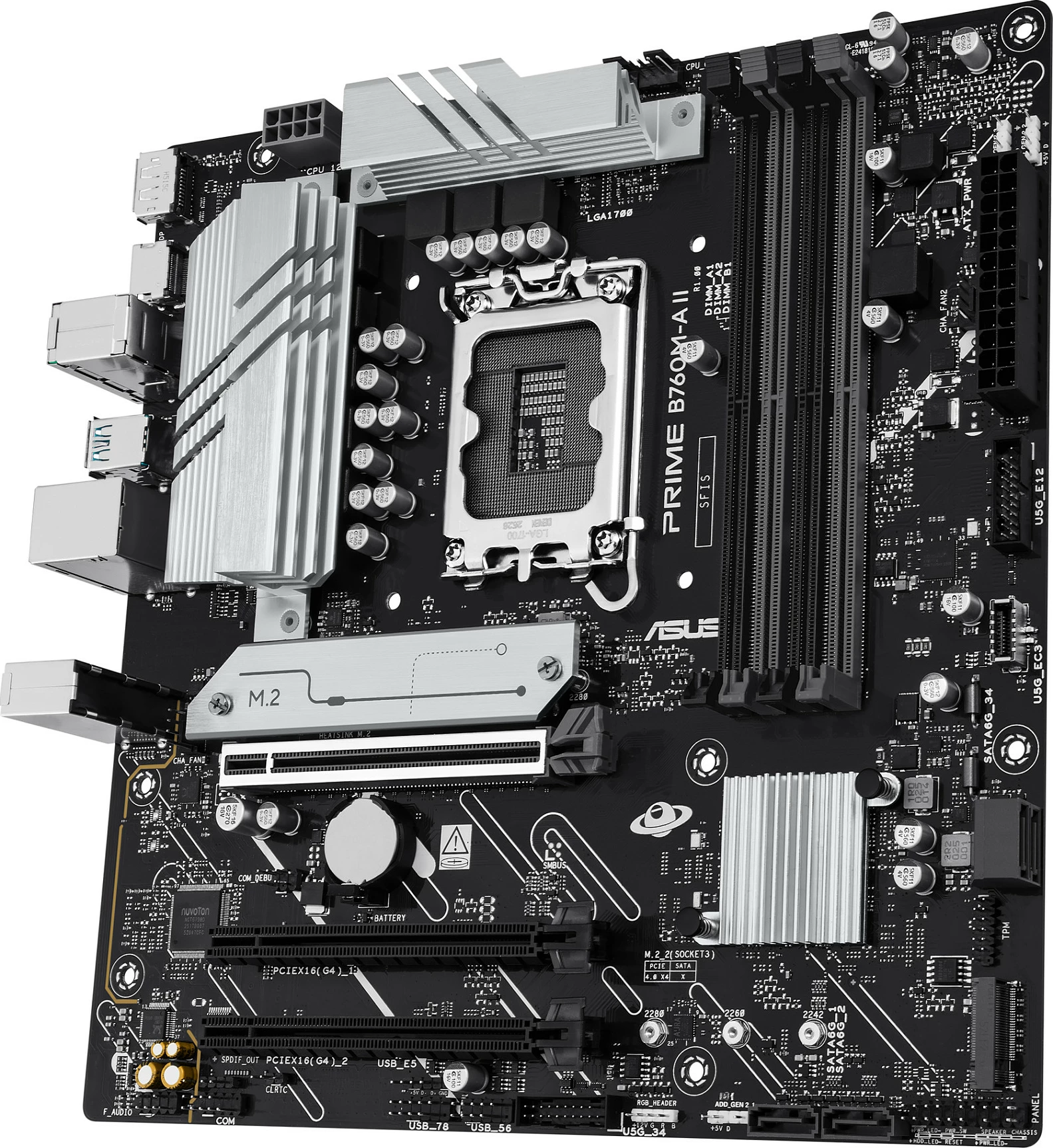 Pllakë amë ASUS PRIME B760M-A II-CSM, Intel B760, LGA 1700, DDR5, micro ATX
