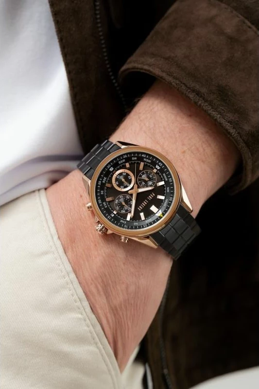 Orë dore për meshkuj Paul Lorens, e zezë