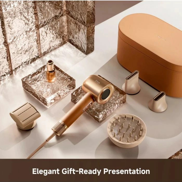 Tharëse flokësh DREAME Miracle Pro AHX30 1600W 130000RPM 5 aksesorë magnetik, gold