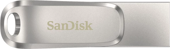 USB memorje SanDisk Ultra Dual Drive Luxe SDDDC4-128G-G46 128GB USB-C/USB-A USB 3.2 Gen 1, argjend