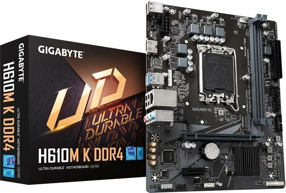 Pllakë amë Gigabyte H610M K DDR4, 64GB max, mATX