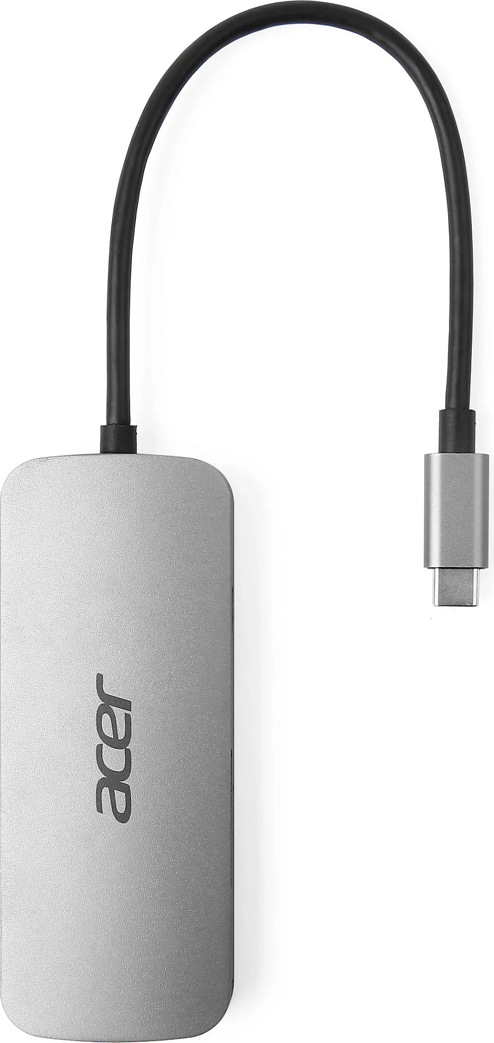 Dongle USB-C 7-në-1 Acer, HDMI 4K 60Hz, 3x USB-A, SD/microSD, PD 100W, Argjendtë