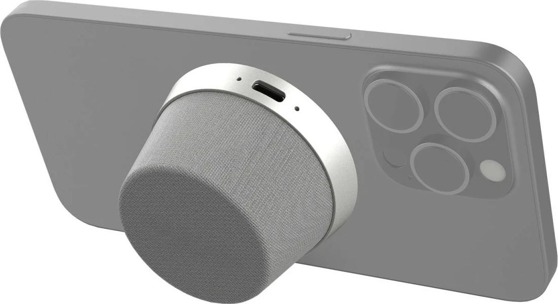 Boks portativ stereo 4smarts 540702, 5 W, 80 - 20000 Hz, Wireless, Gri, Argjend