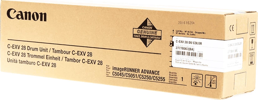 Njësi drum Canon C-EXV 28 2777B003 rendiment 85000 faqe standard, Cyan/Magenta/Yellow