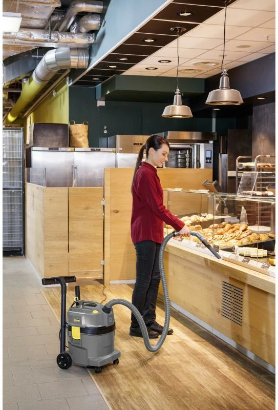 Fshesë me korrent industriale Kärcher NT 22/1 Ap L (1.378-600.0), e lagët/e thatë, e zezë/gri/verdhë