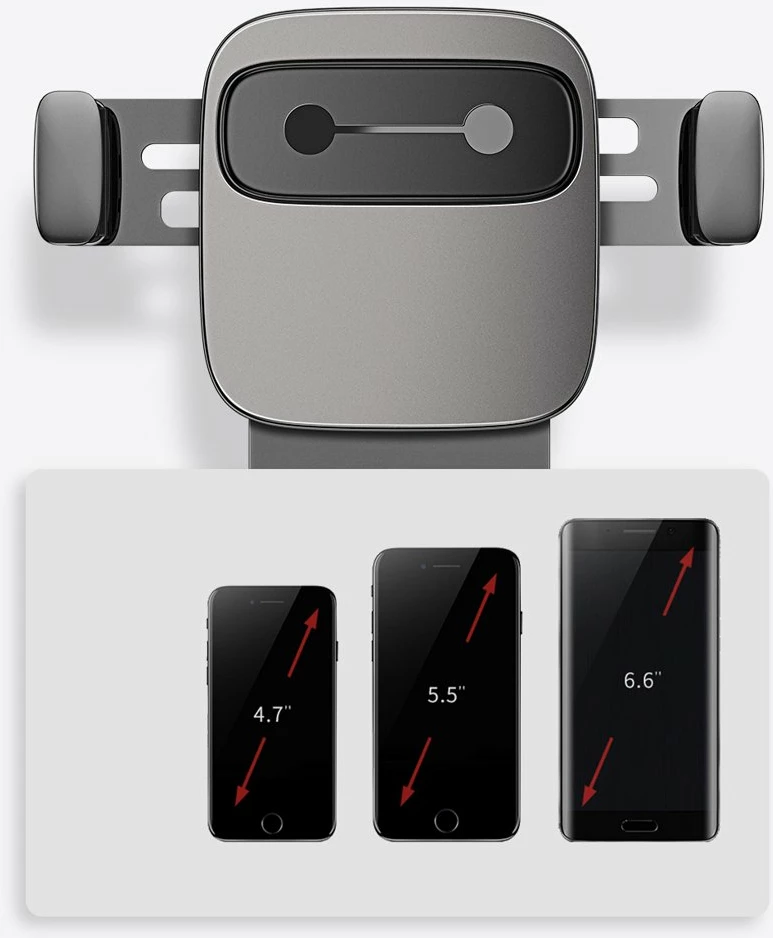 Mbajtës graviteti për celular Baseus Cube SUYL-FK01 për ventilator të makinës, i zi