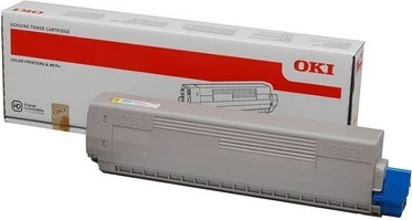 Toner OKI 46471101, për C823/833/843, 7000 faqe, e verdhë