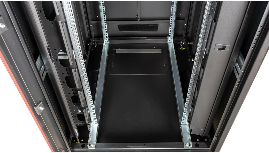 Kabinet rrjeti ROLINE Pro 26U 19", 800x1000 mm, derë xhami, freestanding, i zi