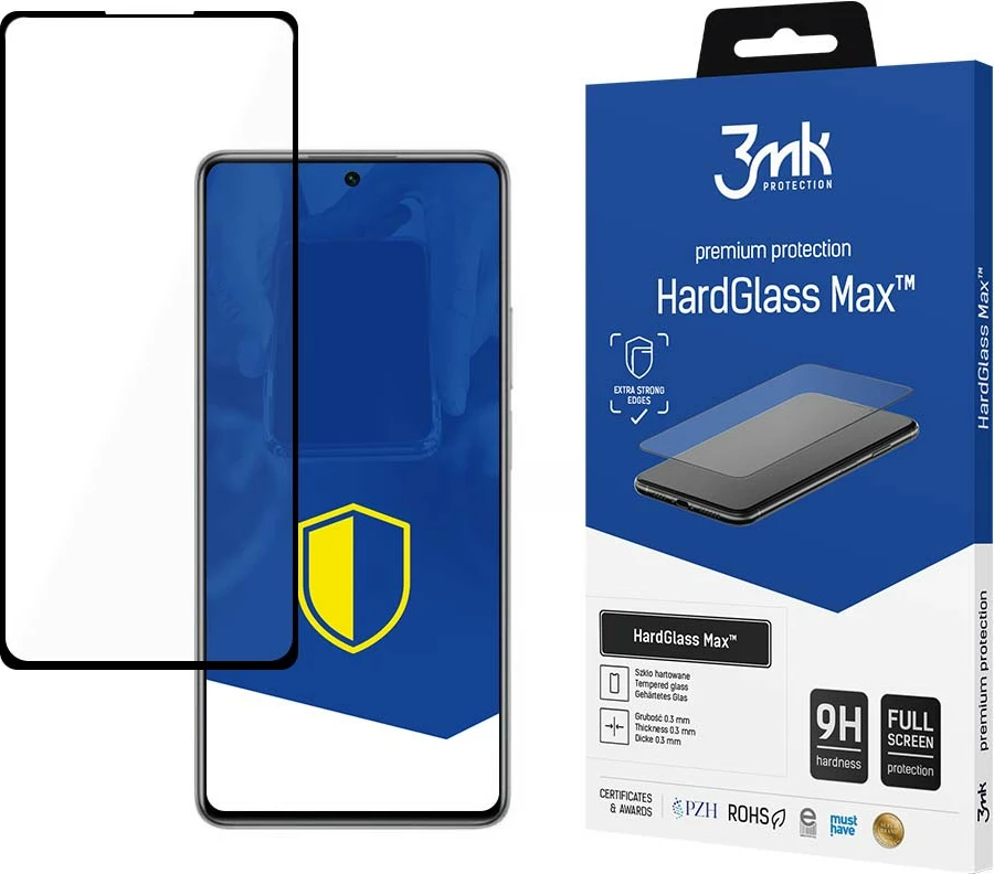 Xham mbrojtës i kalitur 3mk HardGlass Max për Xiaomi Mi 11T/11T Pro, 9H, 0.3 mm, mbulim i plotë ekrani