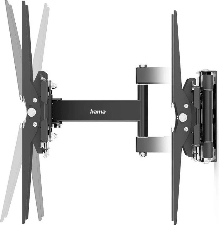 Mbajtëse muri për TV Hama 00220897, 32-75", VESA 100x100-400x400, deri 40kg, e zezë