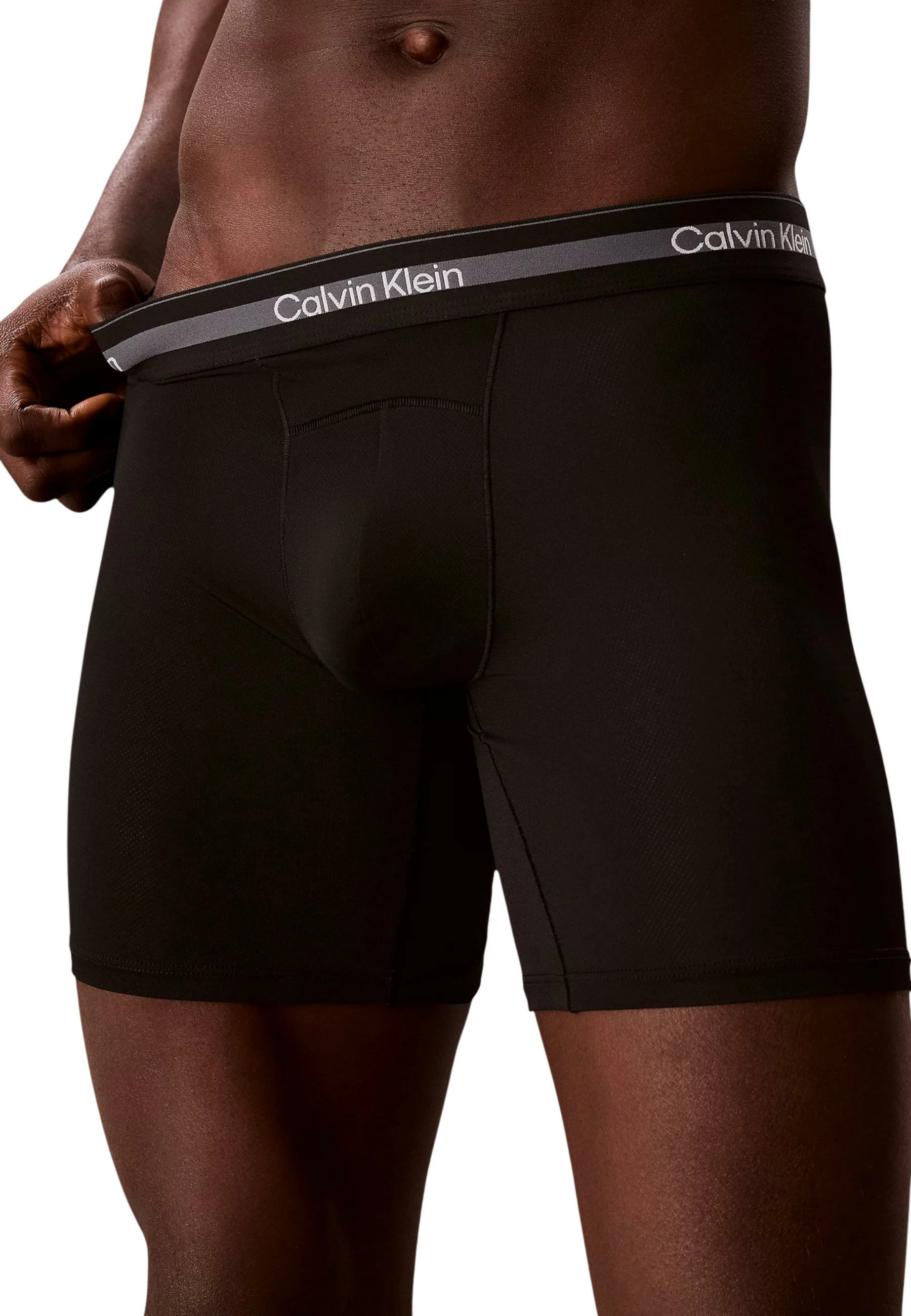 Të brendshme për meshkuj Calvin Klein Underwear Boxer Brief Long 3PK LV00NB4538, të zeza [Madhësia: M]