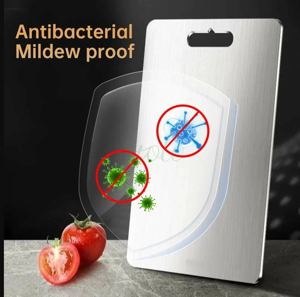 Dërrasë për prerje inox, ngjyrë argjendi, Hermia PASCELK, 15x25cm