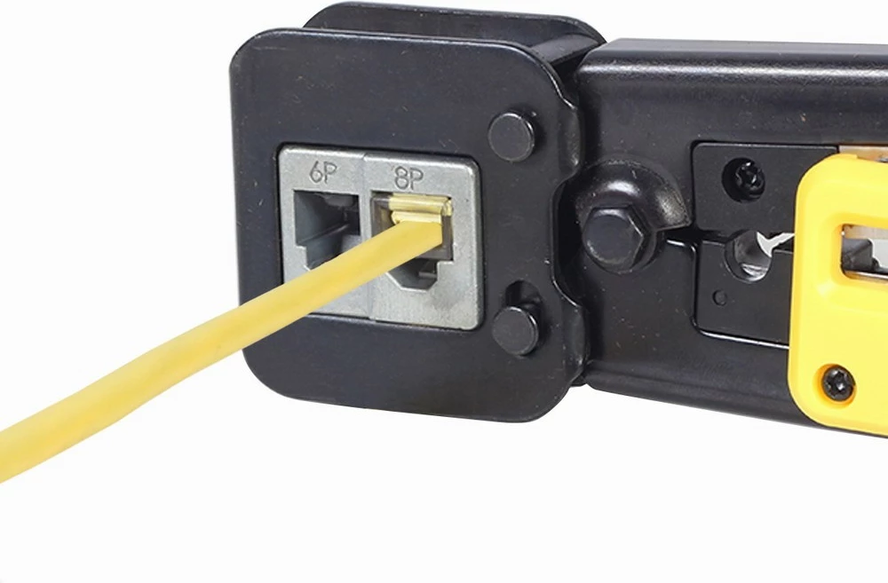 Krimpuese kabllosh Gembird T-WC-05, për RJ45/RJ12/RJ11, me prerës dhe zhveshës, e kuqe