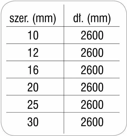 Litar qeni Chaba SMYCZ TAPE REG, 16 mm, 2.6 m, i rregullueshëm, blu