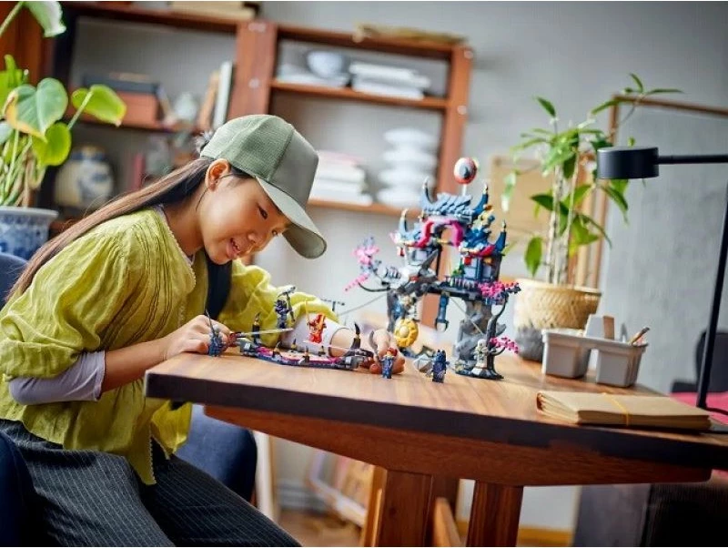 Set lodrash Lego Ninjago për fëmijë, Wolf Mask Shadow Dojo