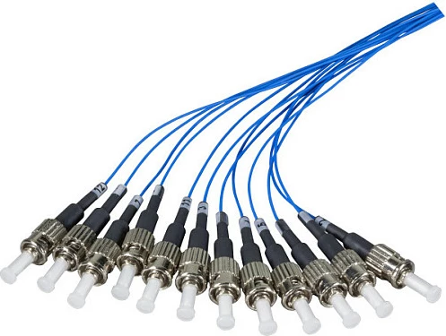Kabllo fiber optike EFB Elektronik Pigtail ST 62.5/125 OM1, 2m, kaltër