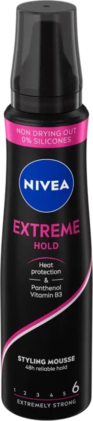 Shkumë për flokë Nivea Extreme Hold për femra, 150ml