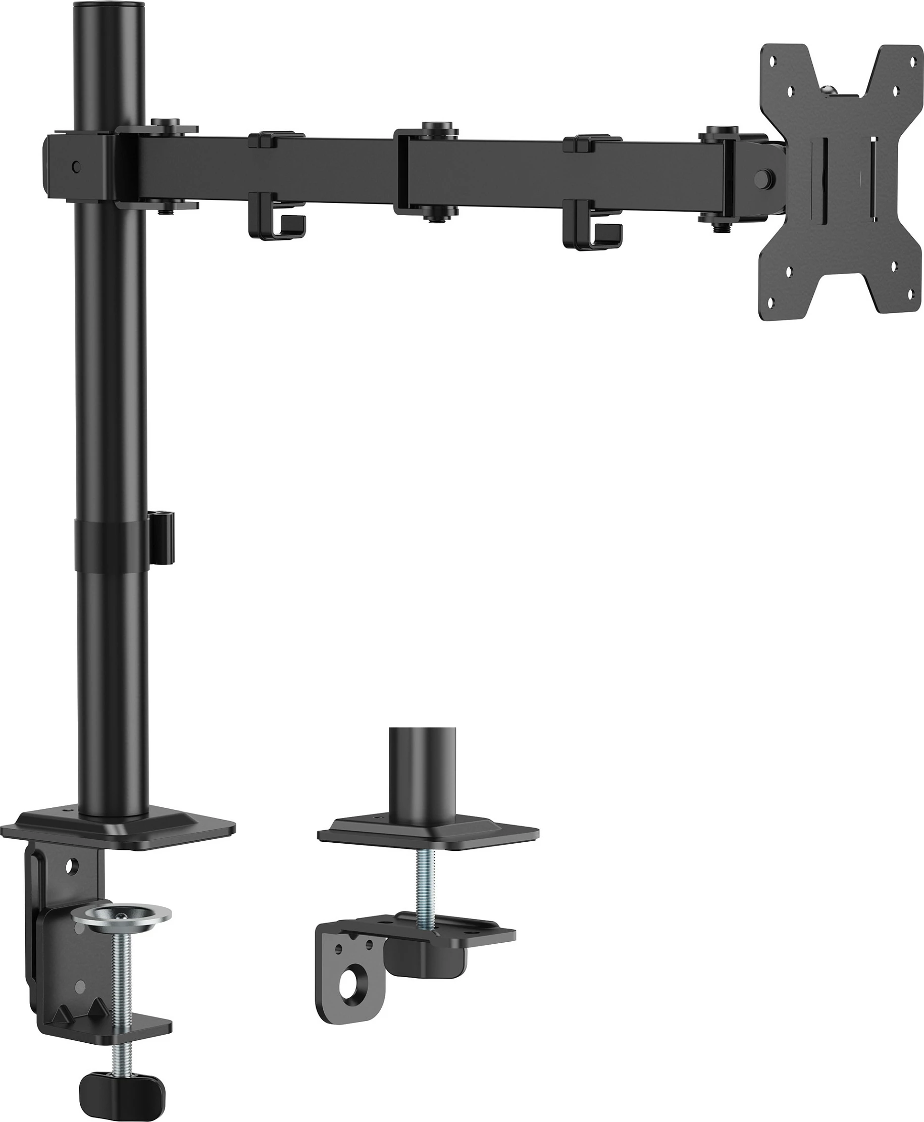 Mbajtëse tavoline monitori EQUIP 17"-32" (1x), 360°, 10 kg, e zezë