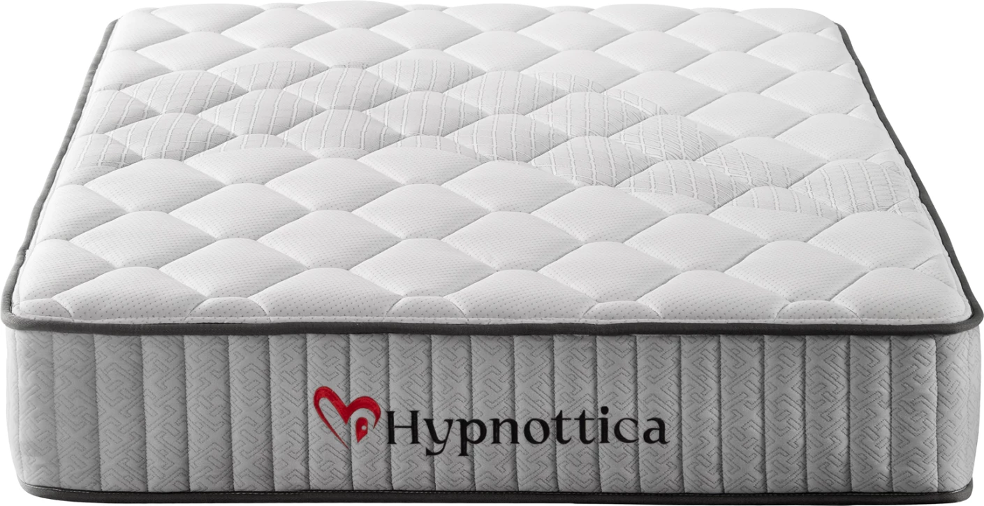 Dyshek dopio Hypnottica, susta xhepi, i bardhë, 140x200x25cm