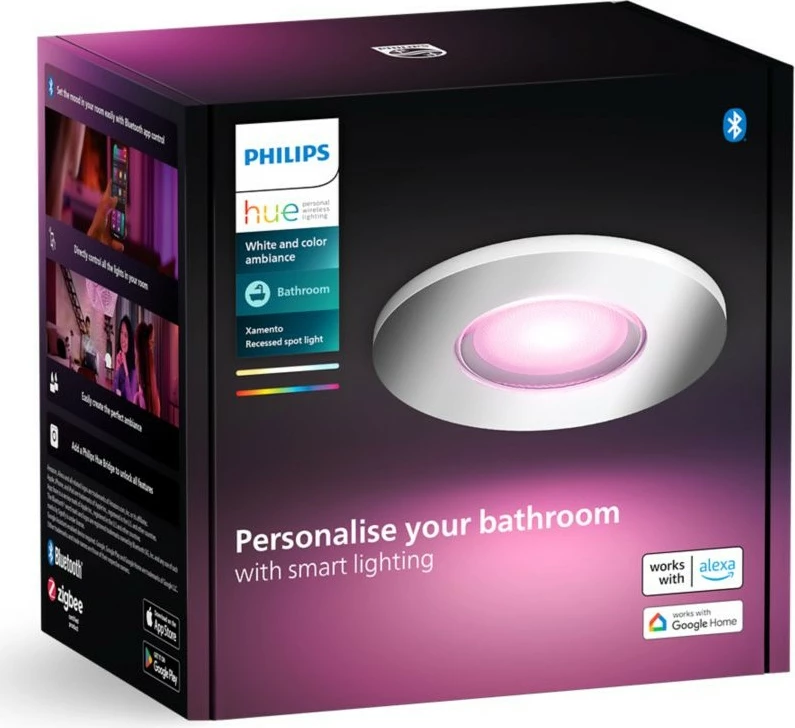Dritë spot smart Philips 929003812801, Bluetooth, LED, Krom